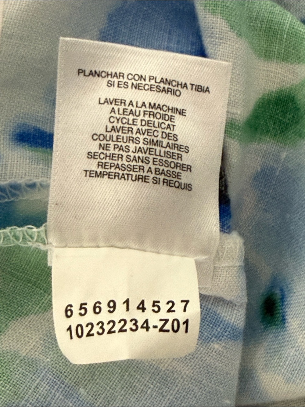 Jones New York Linen Blue Floral  Top
Size 2X - Picture 11 of 12